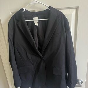H&M Oversized Black Blazer